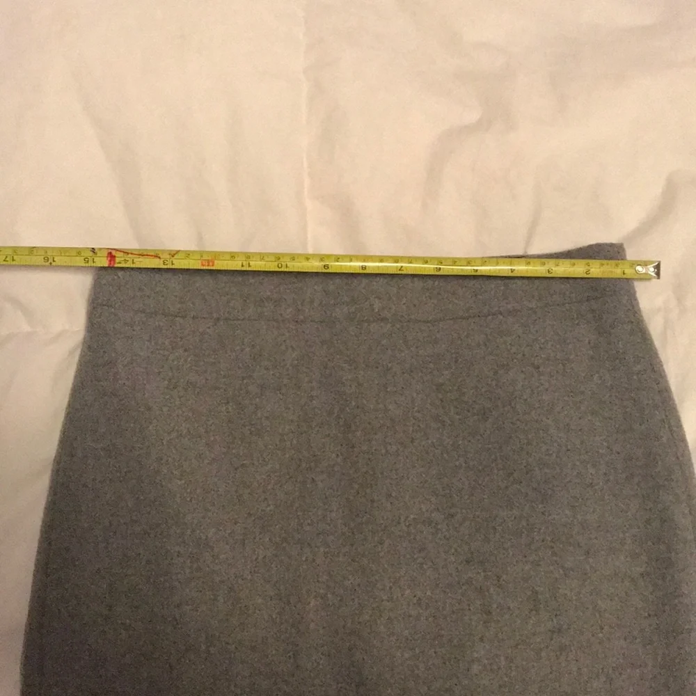 J. Crew gray pencil skirt size 2